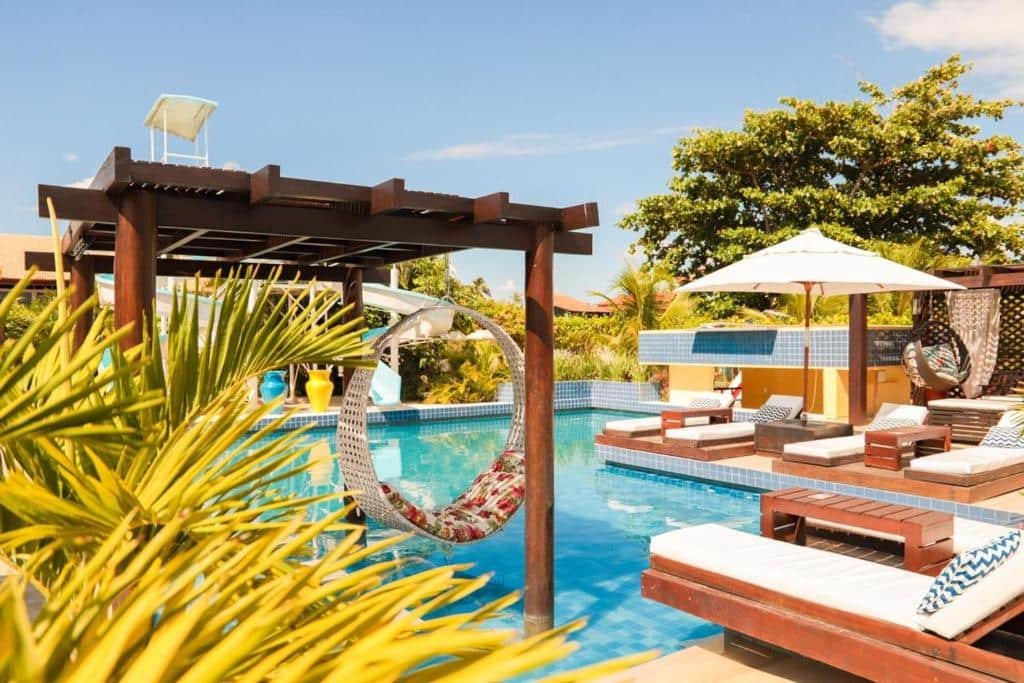 Piscina do Aimberê Eco Resort Hotel em Luís Correia.