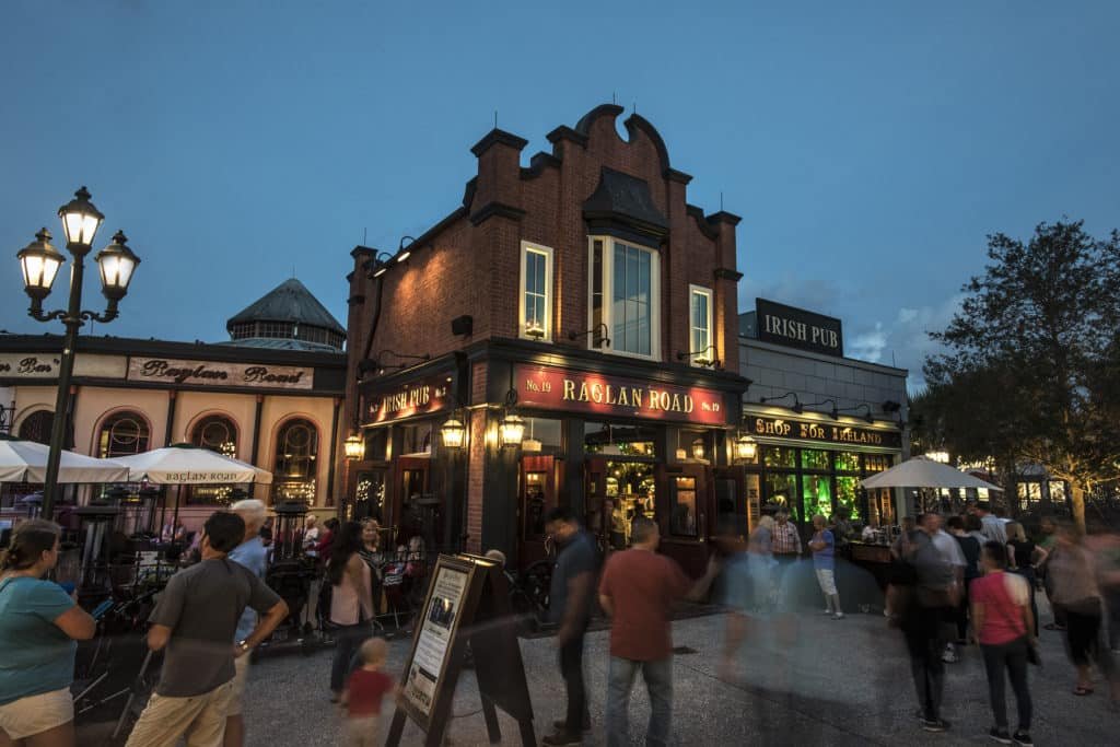 O Pub Irlandês na Disney Springs - Raglan Road
